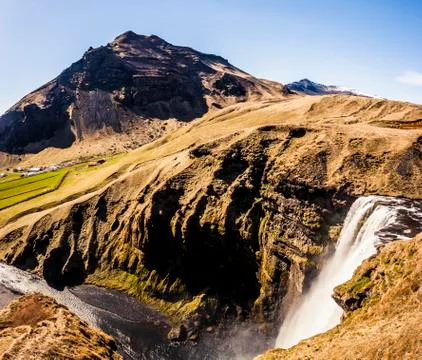 Skogafoss waterfall Stock Photos