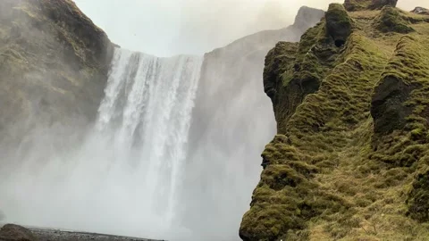 Skogafoss Waterfall Time Lapse Vidéo 169729819