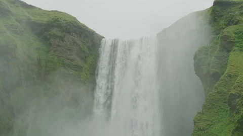 Skogafoss Wide 1 Stock-Footage 173444040