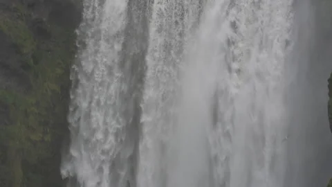 Skogarfoss waterfall Stock Footage 341163503