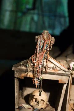 Skull and bones Stock Photos