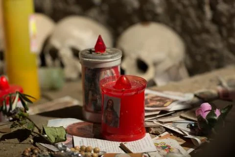 Skull and bones Foto stock