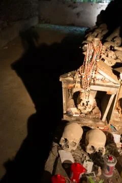 Skull and bones Stock Photos