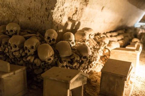 Skull and bones Stock Photos