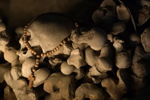 Skull and bones Foto stock