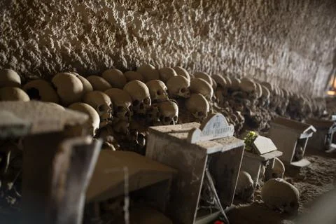 Skull and bones Stock Photos