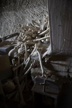 Skull and bones Stock Photos