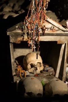 Skull and bones Stock Photos