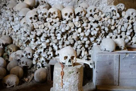 Skull and bones Stock-Fotos