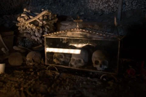 Skull and bones Foto stock