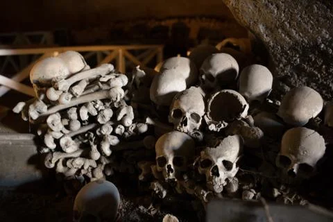 Skull and bones Stock Photos