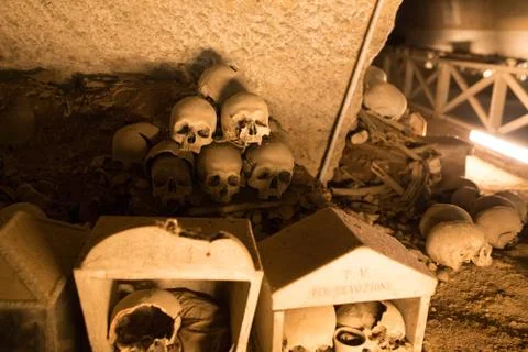 Skull and bones Stock Photos