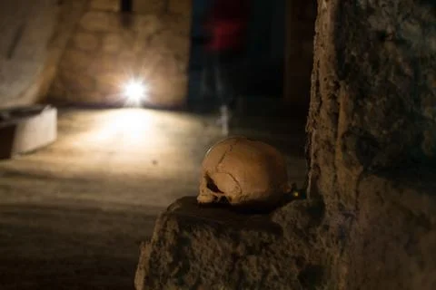 Skull and bones Foto stock