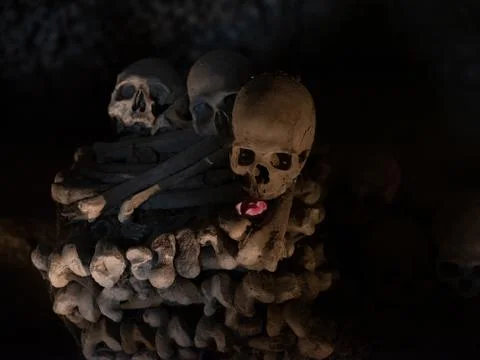 Skull and bones Foto stock