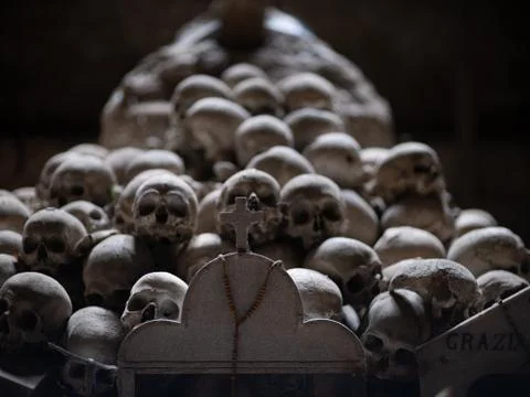 Skull and bones Foto stock