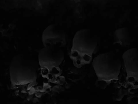 Skull and bones Foto stock