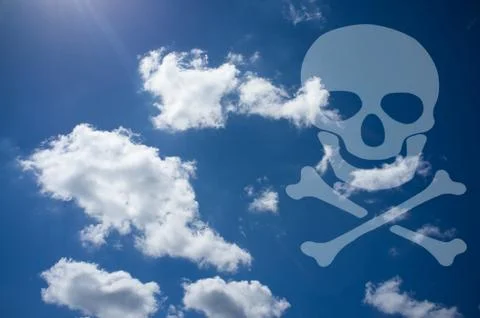 Skull and crossbones Stock Illustration