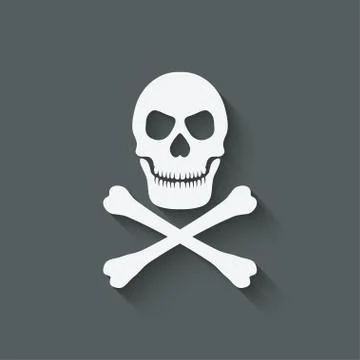 Skull and crossbones Stock-Illustration