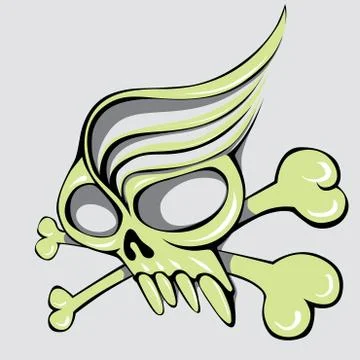 Skull and crossbones Stock-Illustration