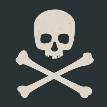 Skull and crossbones Stock Illustration