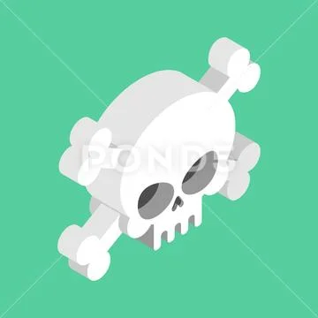 danger sign skull and crossbones