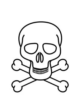 Skull and crossbones Stock Photos