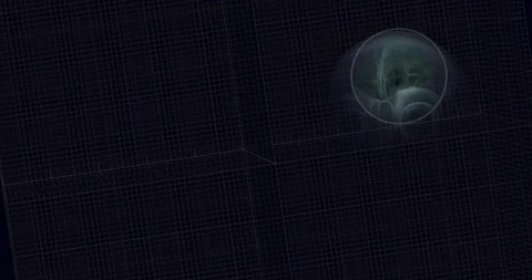 Skull Animated Background Stock Footage 108986383