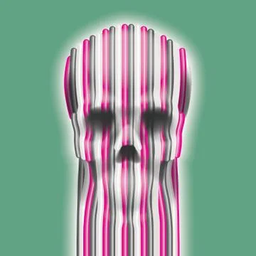 Skull art Stock Illustration