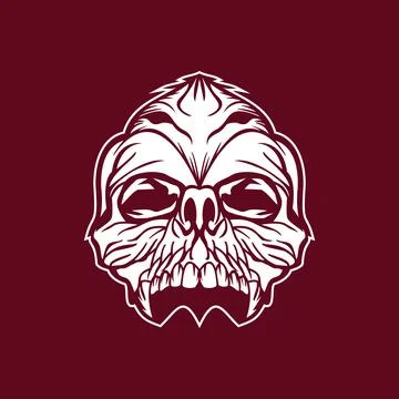 Skull art Stock Illustration