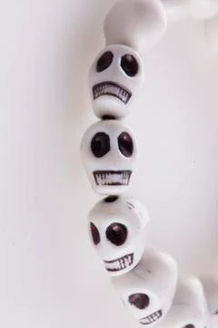 Skull bracelet Stock Photos