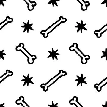 Skull with cross-bones Stock Illustration