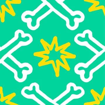 Skull with cross-bones Stock Illustration