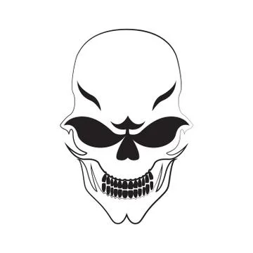 Skull crossed bones Stock Illustration