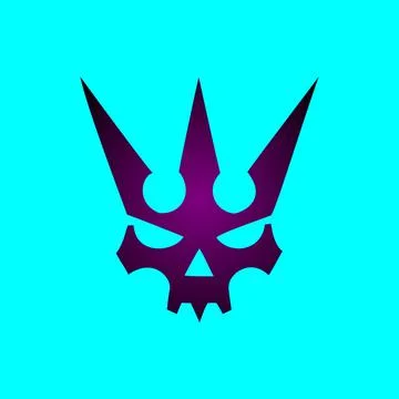 Skull crown Ilustração Stock