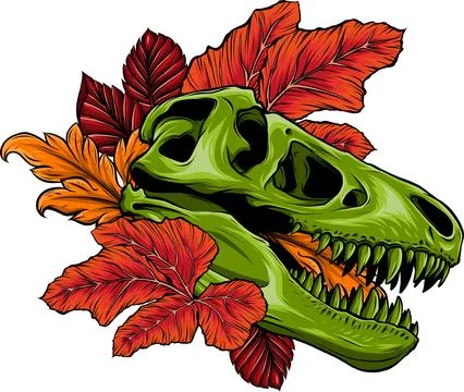 t-rex logo icon, smile tyrannosaurus, Vector illustration of cute