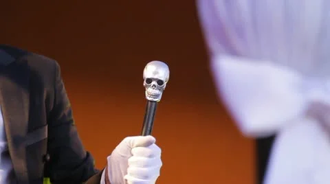 Skull Video stock 12140502