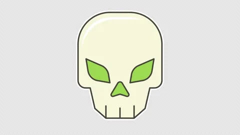 Skull 스톡 동영상 339260405