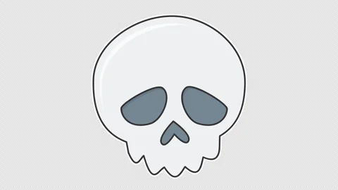 Skull 스톡 동영상 339380651