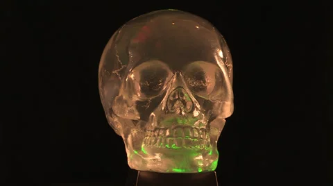 Skull glowing different colours 動画素材 37921357