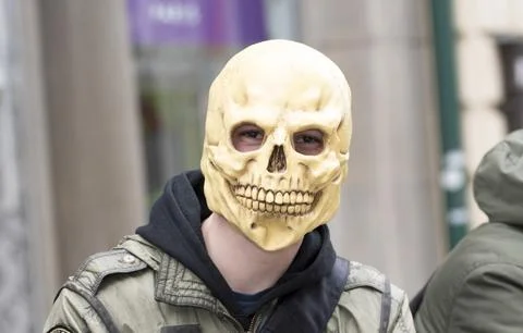Skull, head of a human Stock Photos