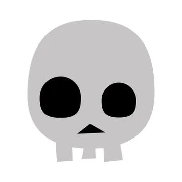 Skull head icon vector design Stockillustratie