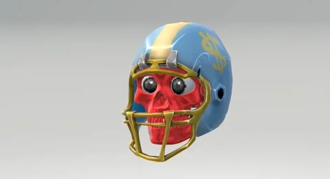 Skull in Helmet Video stock 213241920