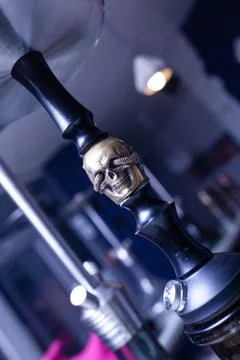 Skull hookah Stock Photos