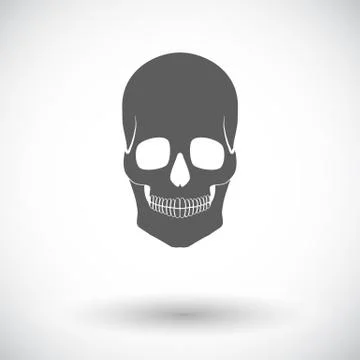 Skull icon Stock Illustration