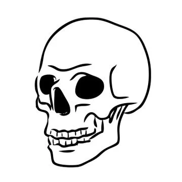 Skull icon Stock Illustration