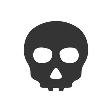 Skull Icon Illustrazione stock