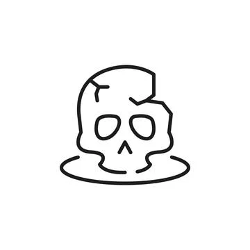 Skull Icon Stock Illustration