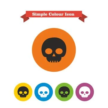 Skull icons Stock-Illustration