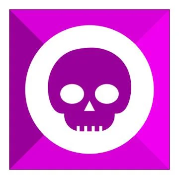 Skull icons Illustrazione stock