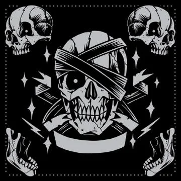 Skull Stock Illustration